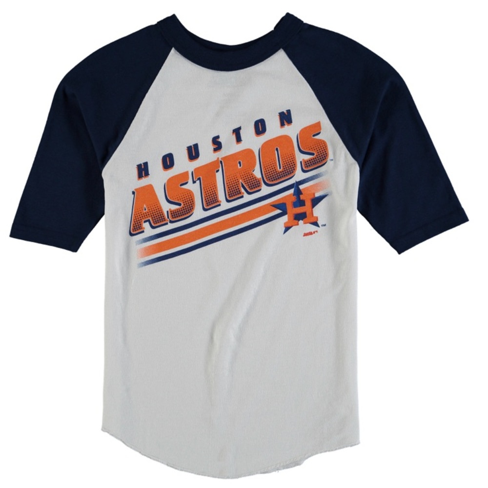 Houston Astros Stitches 3/4 Sleeve Raglan T-Shirt